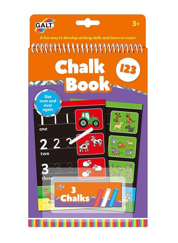 

Galt Toys Chalk 123 Counting Book For Children, Ages 3+