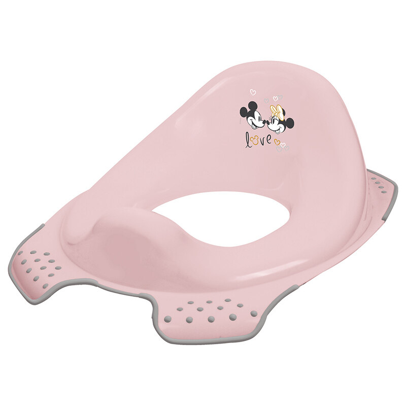 

Keeeper Disney Minnie Mickey Anti-Slip Toilet Seat for Baby, Pink