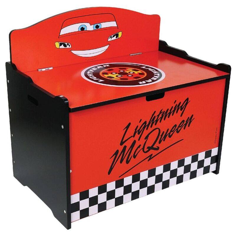 

Disney Cars Lightning Mcqueen Toy Box, Ages 3+
