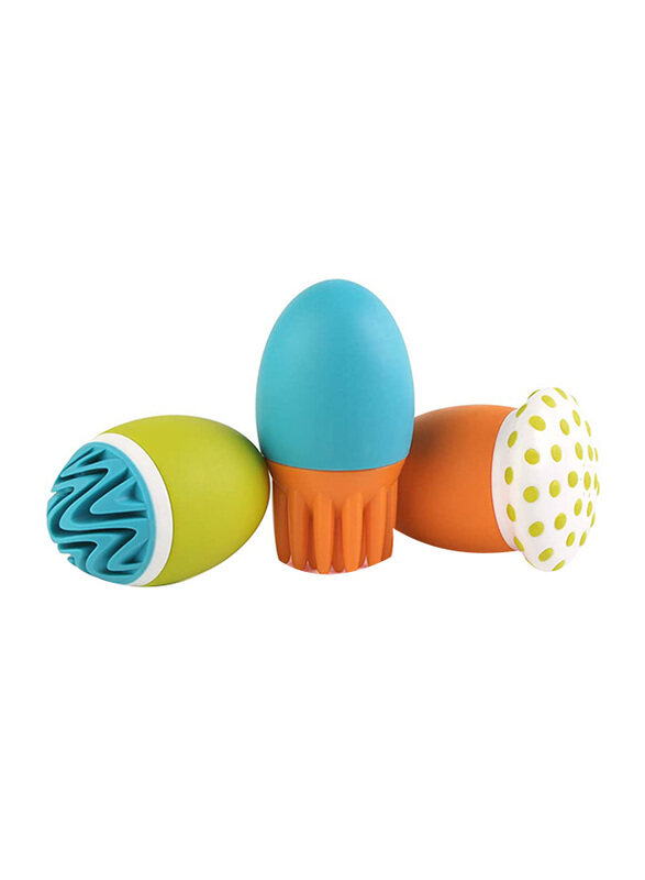 

Boon Scrubble Interchangeable Bath Toy for Baby, Orange