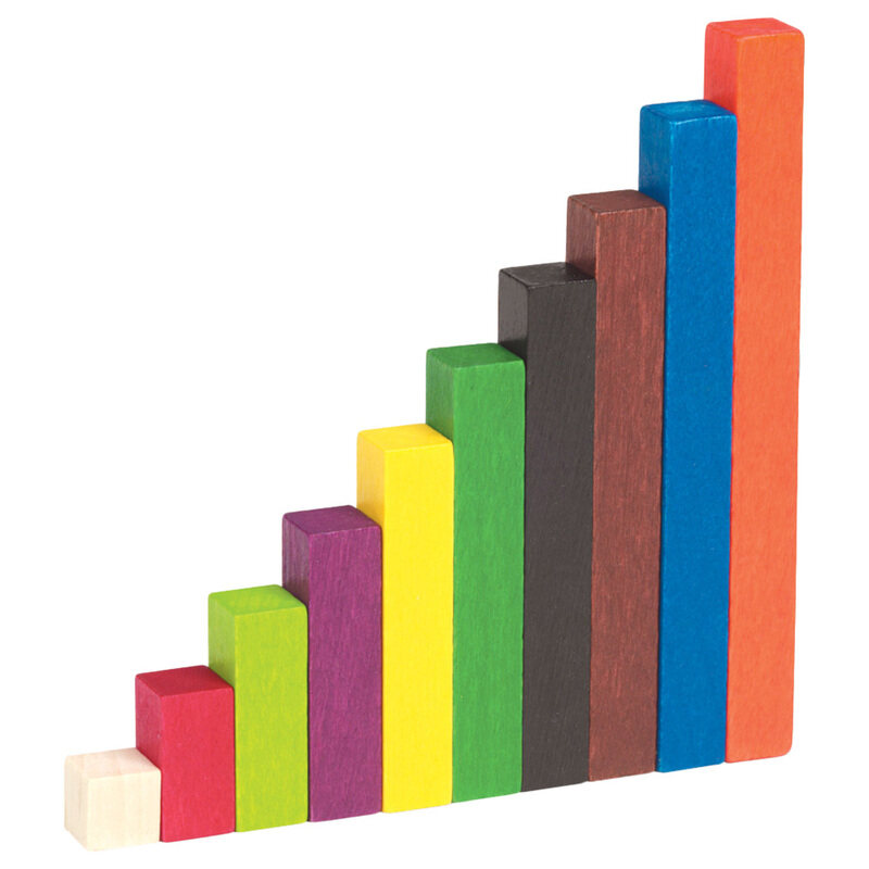 

Learning Resources Cuisenaire Wooden Rods Introductory Set, Ages 3+