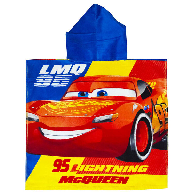 

Disney Cars Lightning McQueen Hooded Towel For Kids, Multicolour