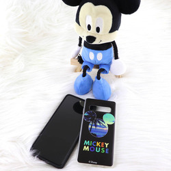 Disney Samsung Galaxy S10 Mickey Printed Mobile Phone Case Cover, Black