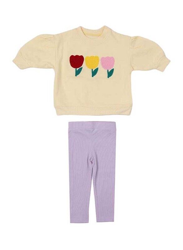 

Aiko Infant Oversized Top & Leggings Set, 6-12 Months, Multicolour