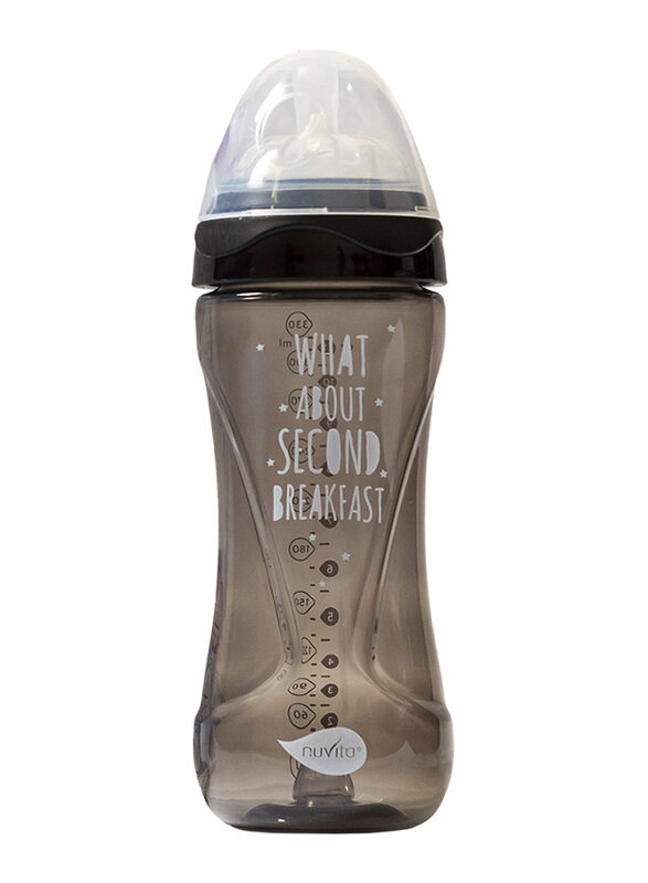 

Nuvita Mimic Cool Anti Colic Baby Bottles 330ml, Black