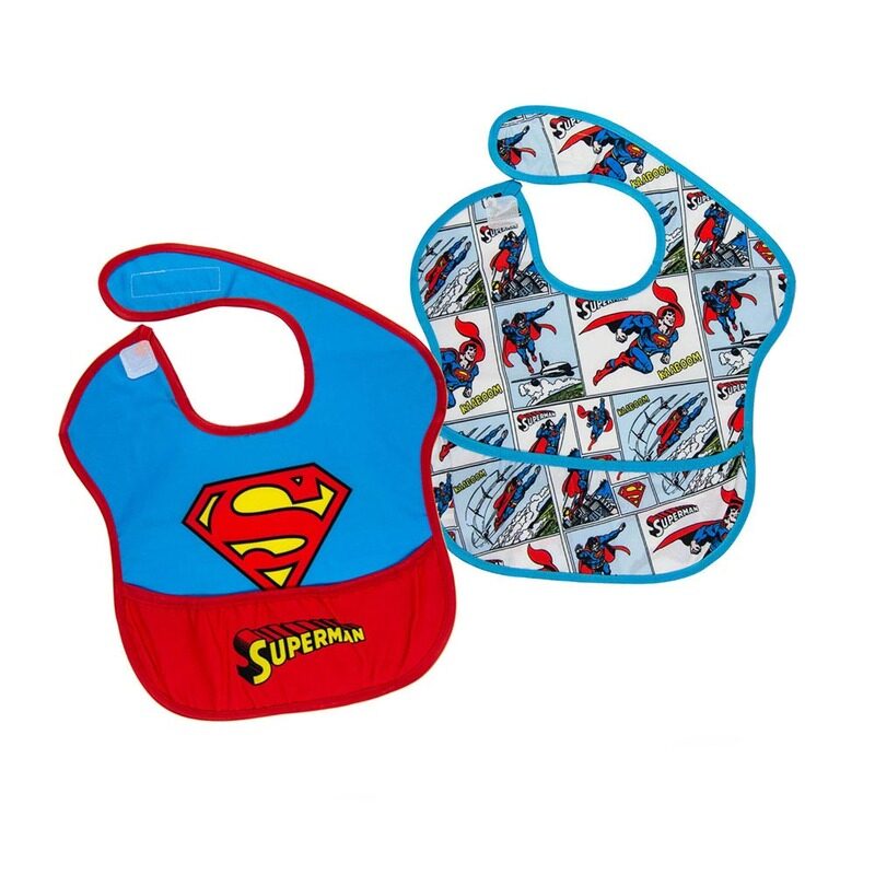 

Warner Bros. Superman Bibs, 2 Piece, Multicolour