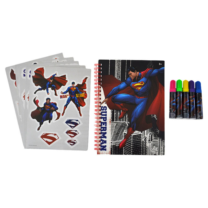 

Warner Bros. Superman Stationery Set, 12 Pieces, Multicolour