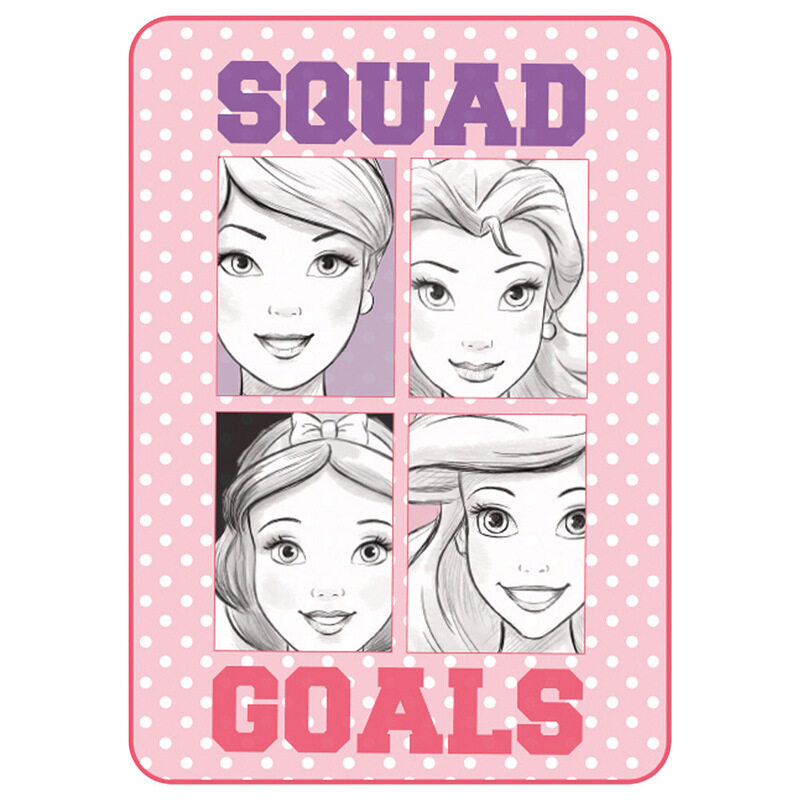 

Disney Super Soft Lightweight Princess Blanket for Kids, Pink