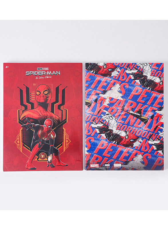 Disney Marvel Spiderman Spider Hero Arabic Notebook, A4 Size, Red