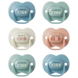 Tommee Tippee Anytime Pacifiers, 6 Piece, Multicolour