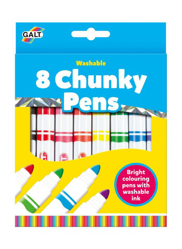 

Galt 8-Piece Washable Chunky Pen Set, Multicolour