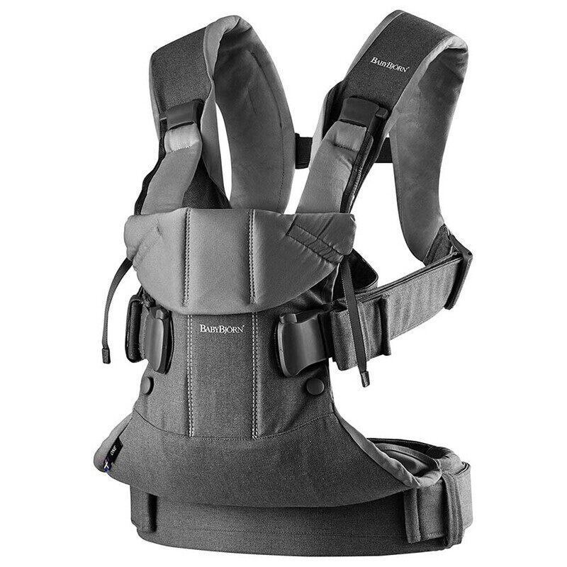 

BabyBjorn Baby Cotton Mix Carrier One, Denim Grey