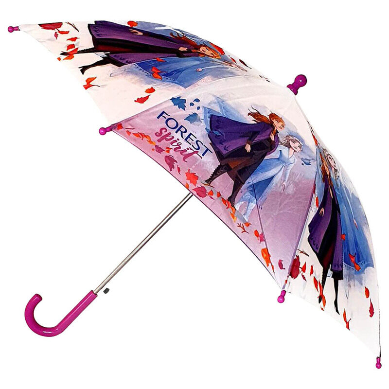 

Disney Frozen II Automatic Umbrella For Girls, Multicolour