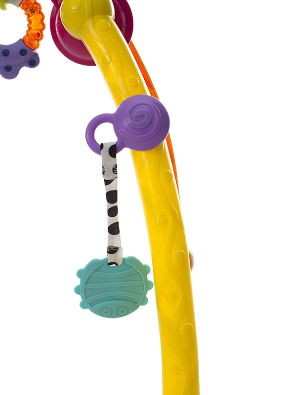 Playgro Junyji Fold 7 Go Playgym, Purple/Green/Yellow/Red