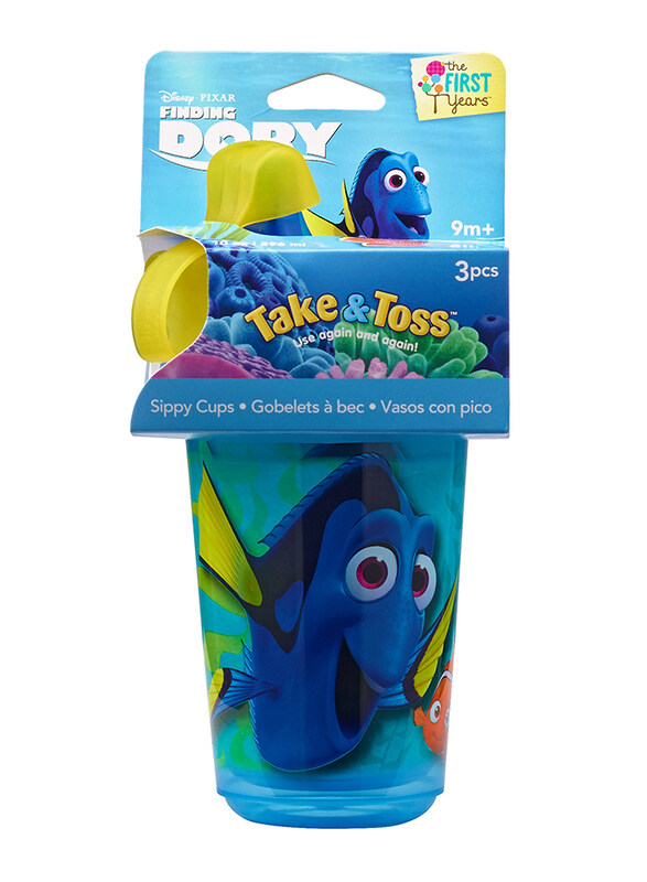 

The First Years Finding Dory Take & Toss 10oz Sippy Cup 3pc, Blue