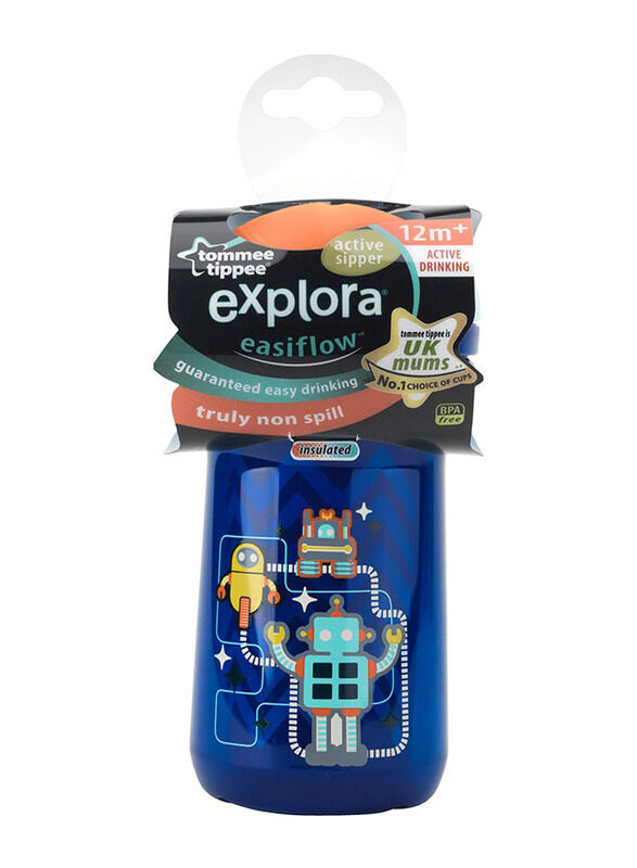 

Tommee Tippee Explora Active Insulated Sipper Bottle, Blue