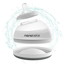 Nanobebe Transition Bottle, 240ml, Grey