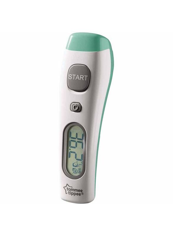 Tommee Tippee No Touch Forehead Thermometer, Green/White