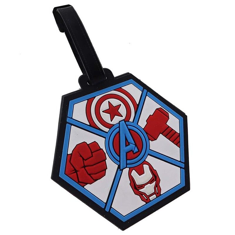 

Marvel Avengers Luggage Suitcase Backpack Tag, Multicolour