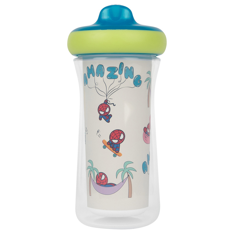 The First Years Marvel Insulated Sippy Cups, Pack of 2, Multicolour