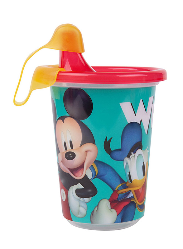 The First Years Mickey Take & Toss Sippy Feeding Cup, 10 Pieces, 295ml, Multicolour