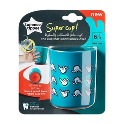 Tommee Tippee No Knock Small Cup, 190ml, Blue