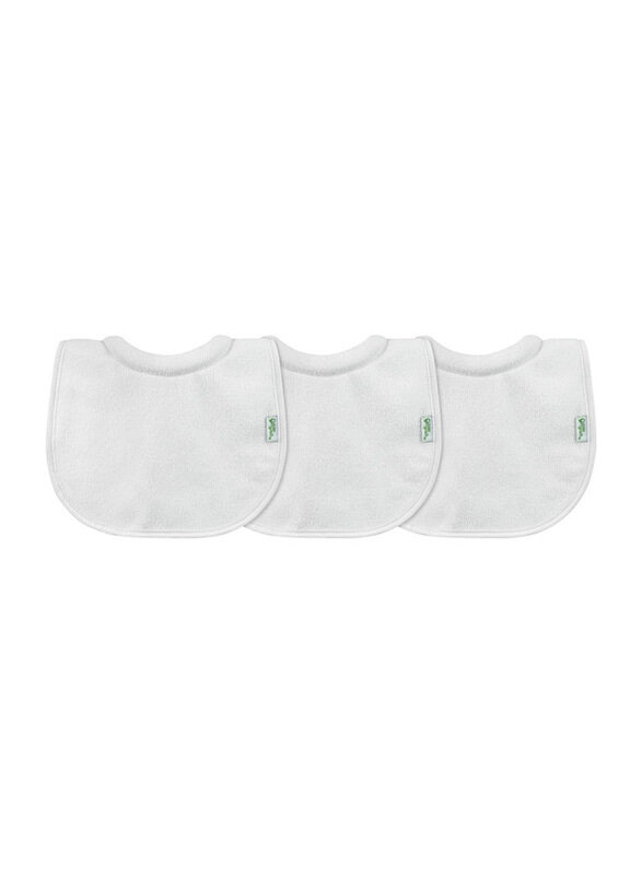 

Green Sprouts Stay Dry Baby Bib Pack Of 3, White