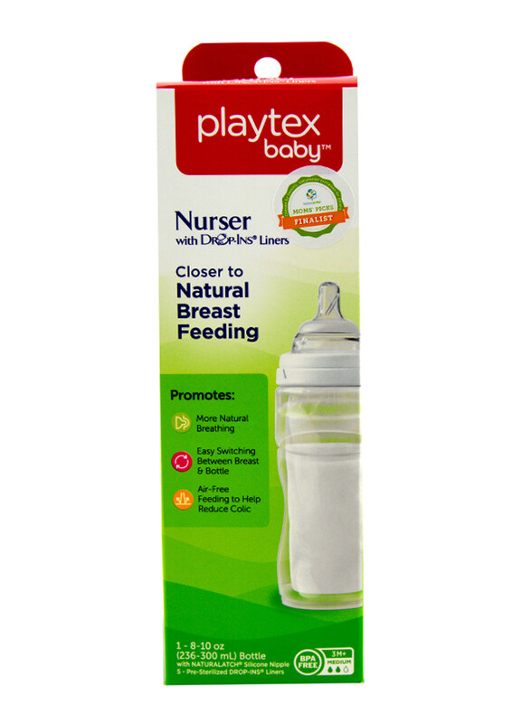 

Playtex Baby Nurser With Drop-Ins Liners 8oz, Clear