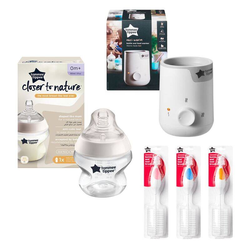 

Tommee Tippee Closer to Nature Electric Bottle & Food Warmer Set, Clear/White