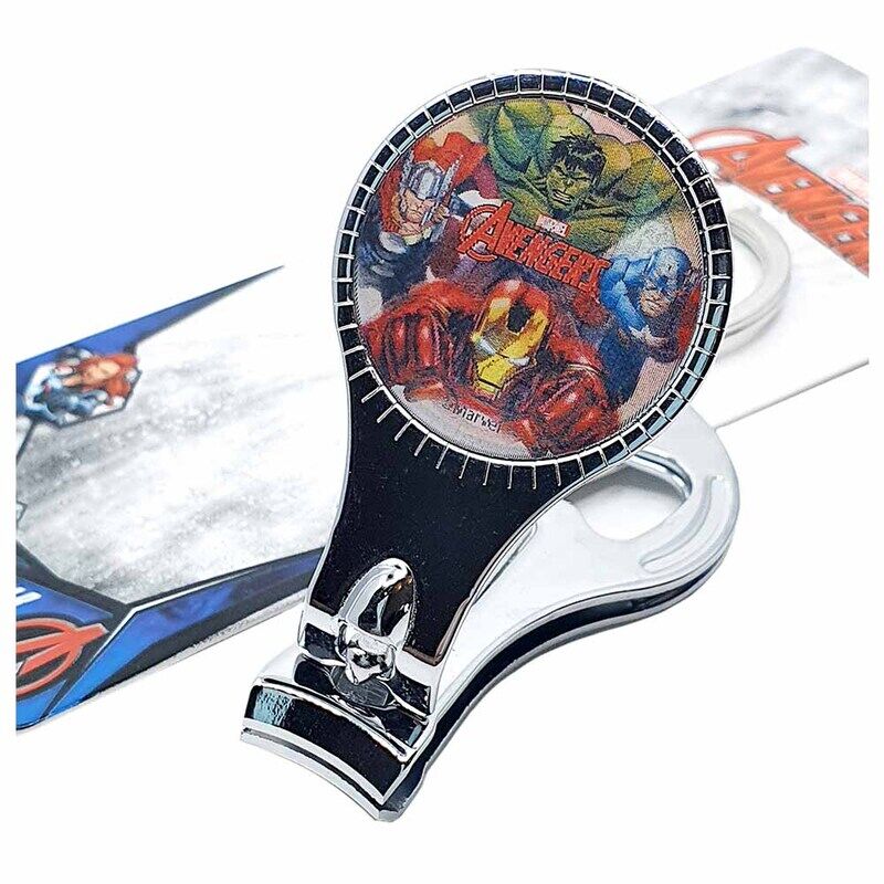 

Marvel Avengers 3D Lenticular Keychain & Nail Cutter, 8+ Years, Red/Silver