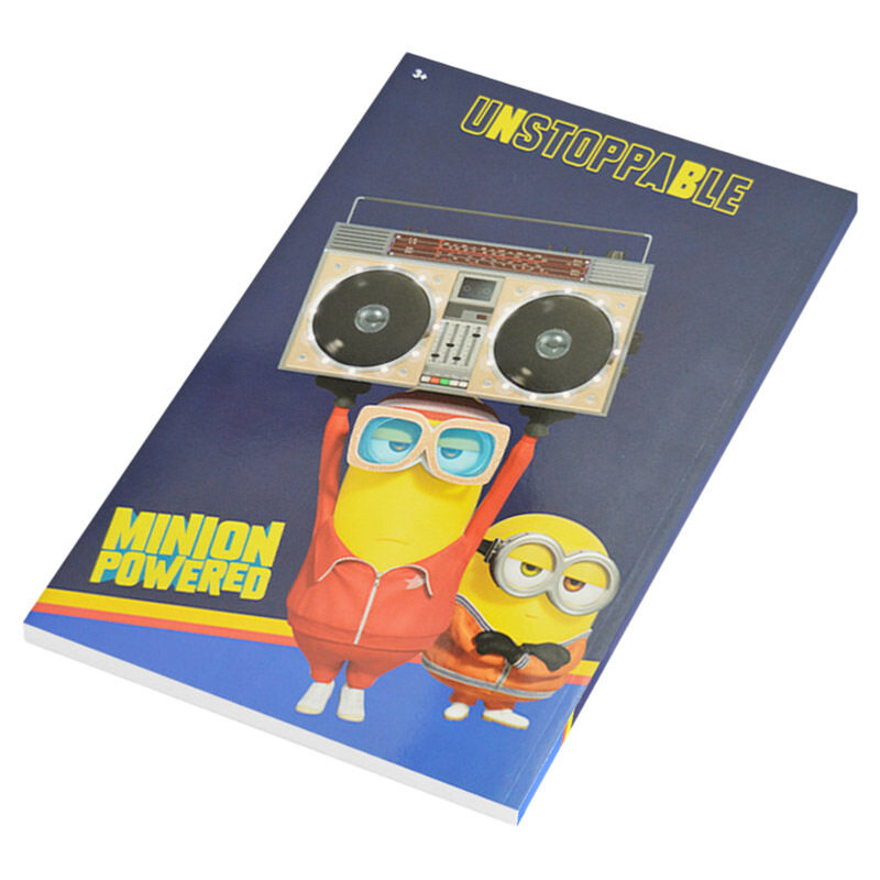 

Universal Studios Minions And Only Arabic Notebook, A5 Size, Blue