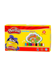 Play-Doh 12-Piece Oil Pastels Set, Multicolour