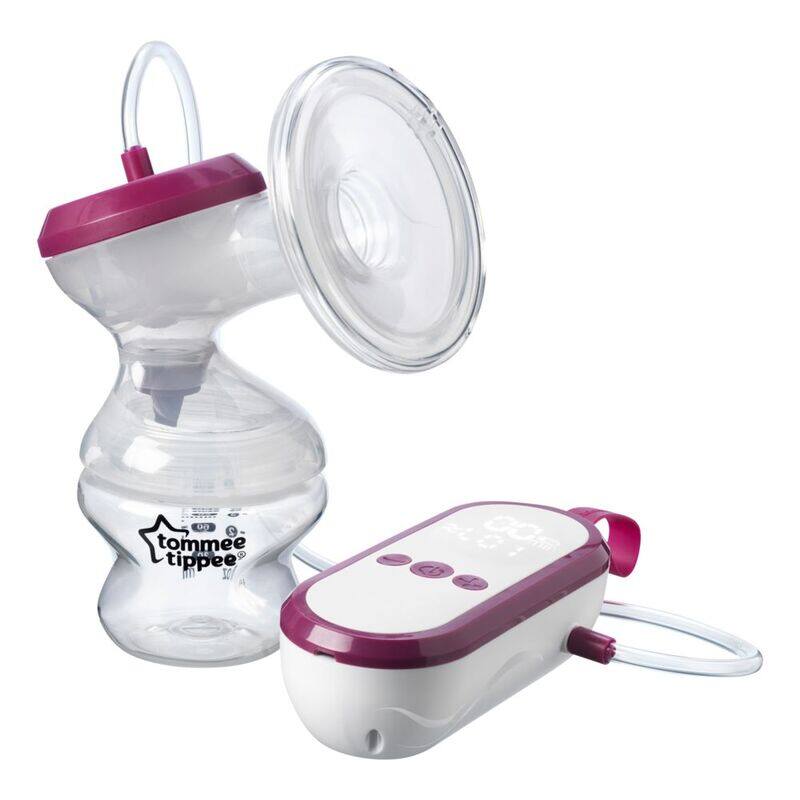 

Tommee Tippee Made for Me Electric Breast Pump, Clear/Pink