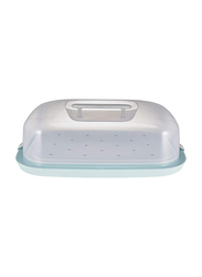 Keeeper Paolo Part Buttler w/ Regular Tray & Muffin Tray, Blue/White