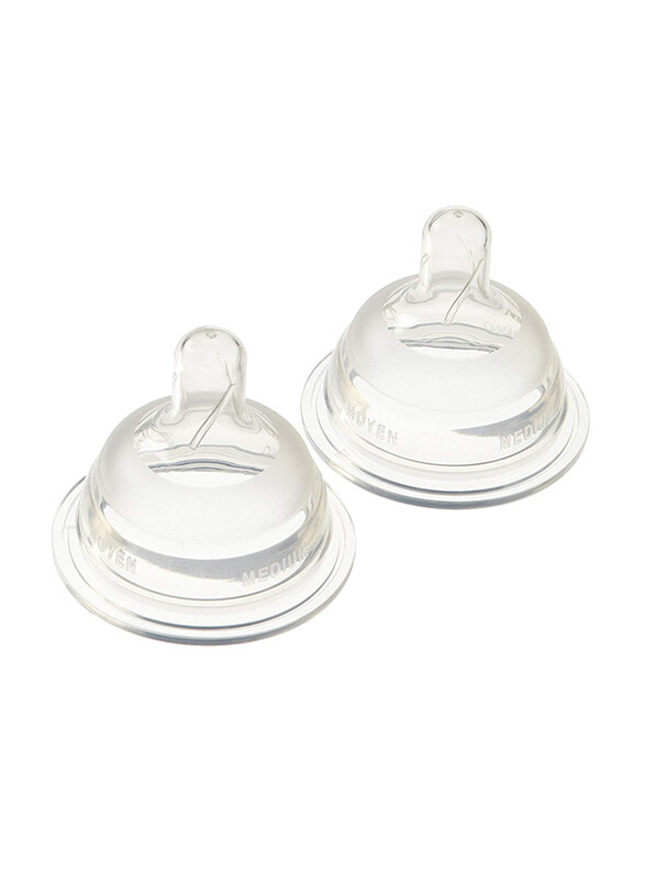 

Playtex Baby NaturaLatch Nipple Slow Flow 2pc, Clear