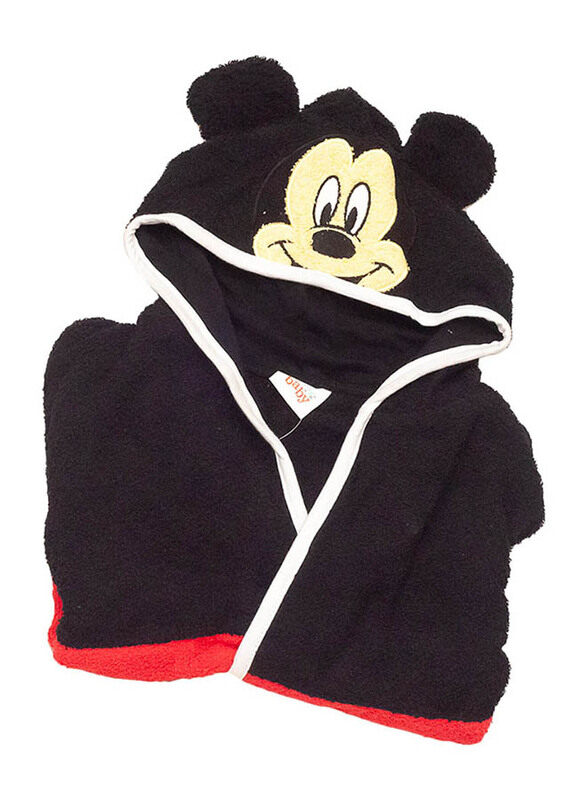 

Disney Mickey Mouse Infant Bathrobe, 6-12M, Black