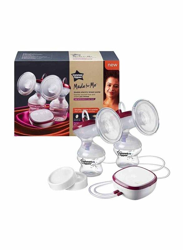 

Tommee Tippee Made For Me Double Electric Breast Pump, Clear