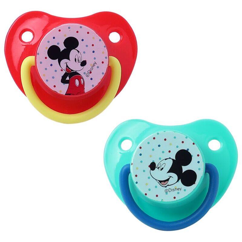 

Disney Mickey Mouse Baby Pacifier, 2 Piece, Multicolour