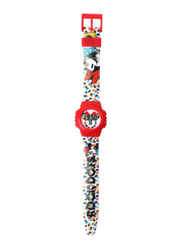 

Disney Minnie Mouse Kids Digital Watch, Red/White