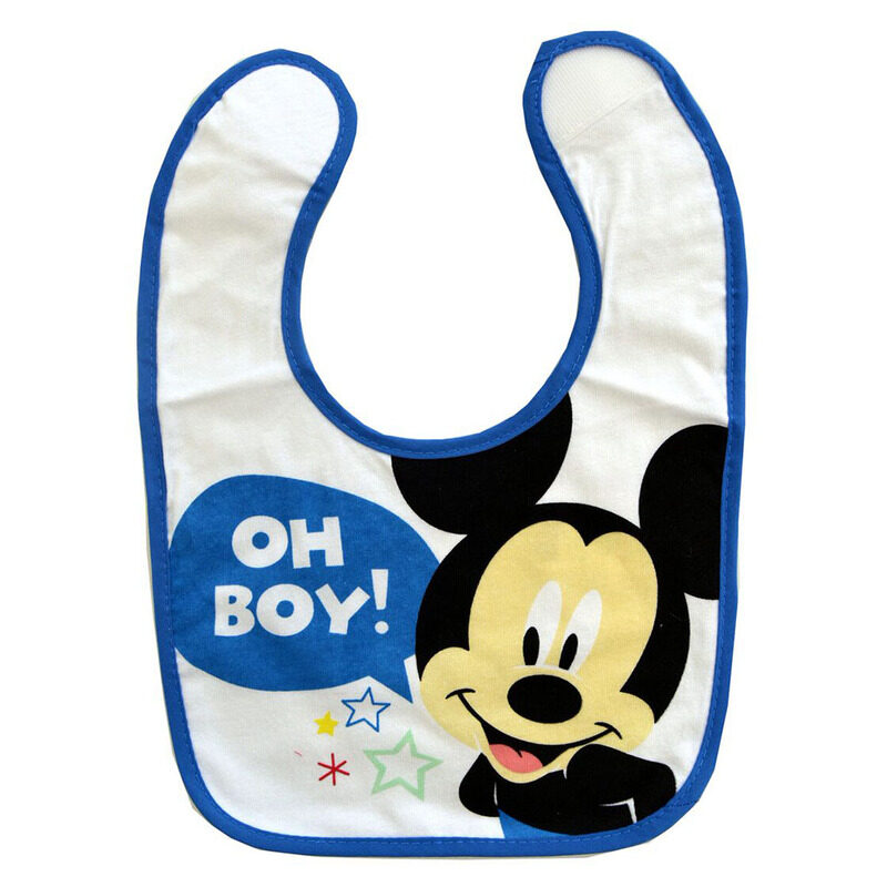 

Disney Mickey Cotton Bibs, 2 Piece, Blue