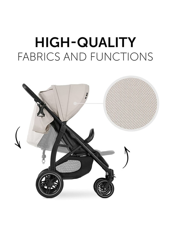 Hauck Rapid 4D Standard Baby Stroller, Beige