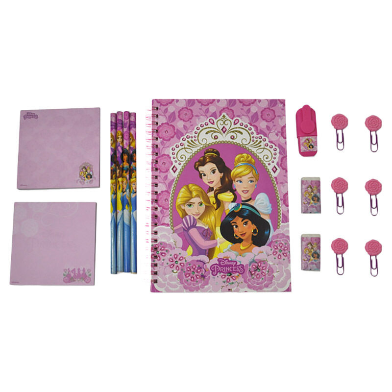 

Disney 16-Piece Princess Stationery Set, Pink