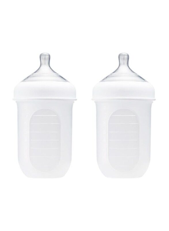 

Boon Nursh Clear Bottle + Boon Nursh Bottle, 2 Pieces, 8oz, Clear