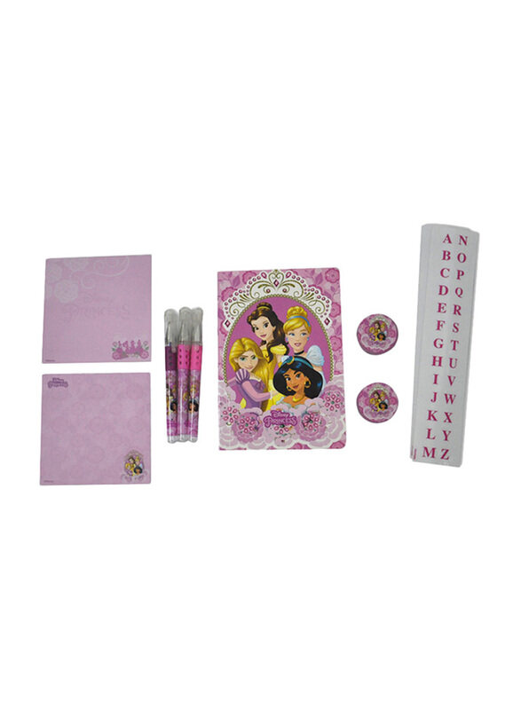 

Disney 10-Piece Princess Stationery Set, Pink