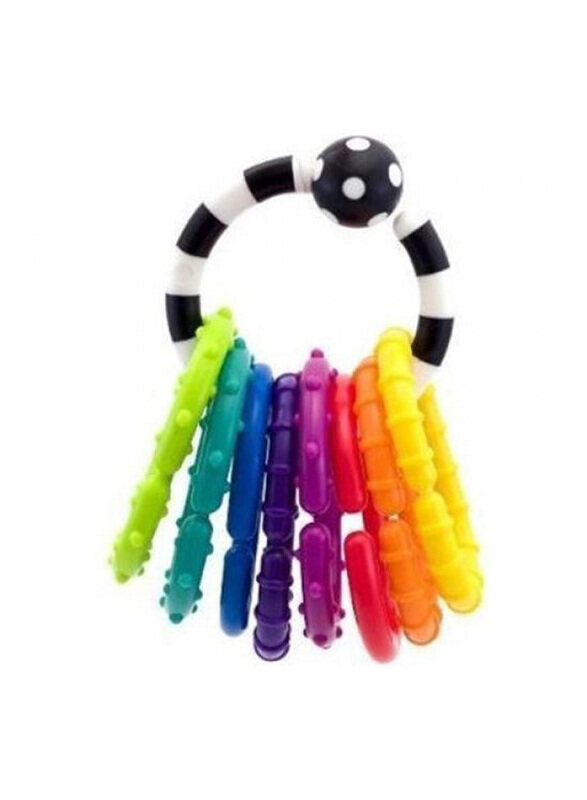 

Sassy Ring O Links Rattle Developmental Multicolour Toy
