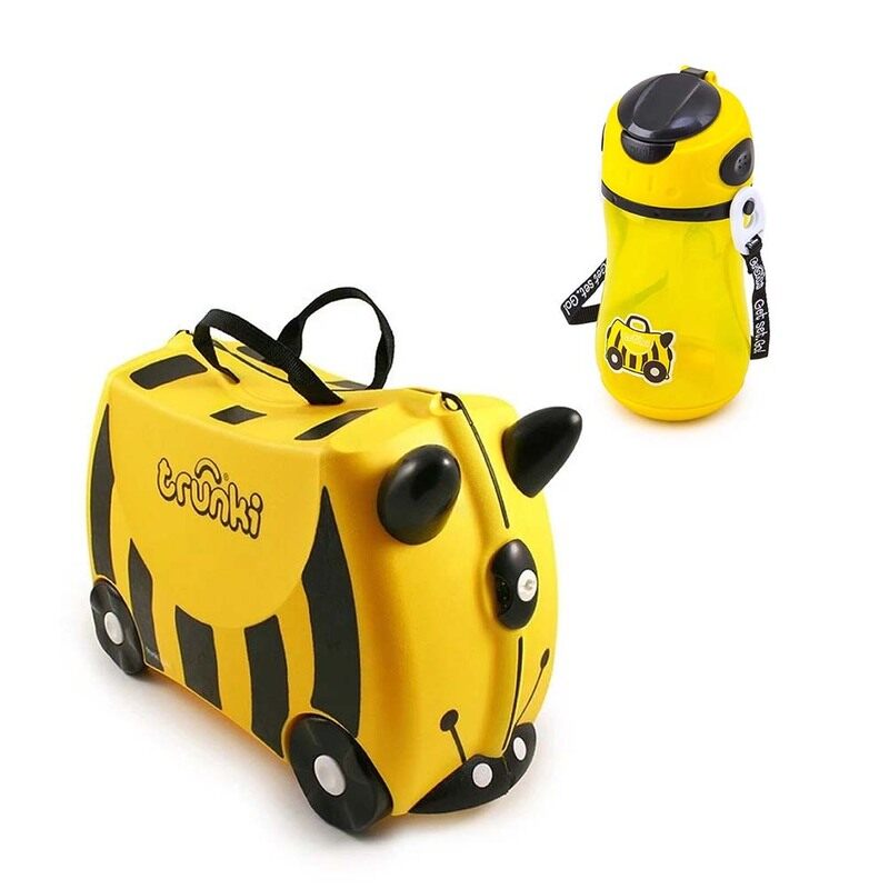 

Trunki Bernard Bee Luggage Bag for Kids with Drinks Bottle, Yellow/Black