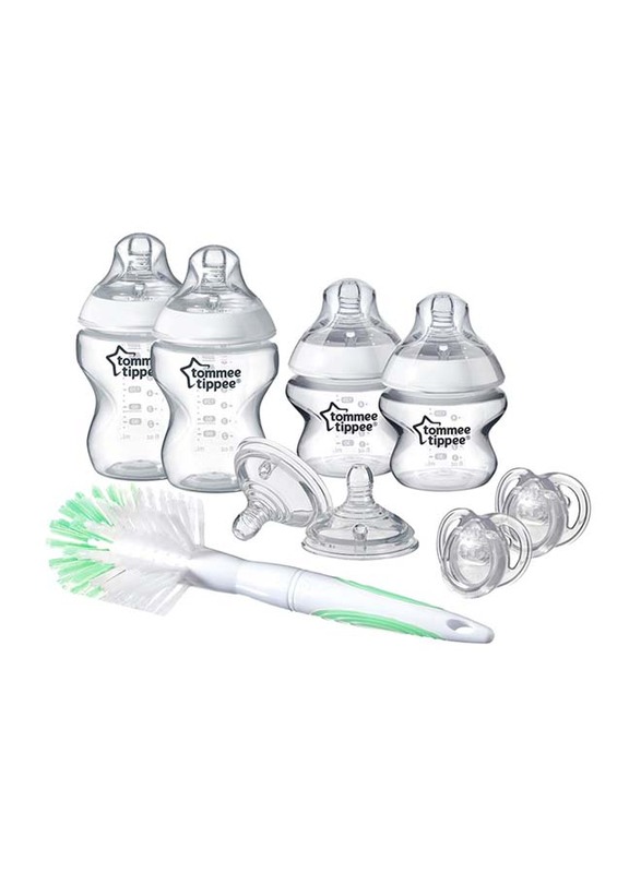 Tommee Tippee Closer to Nature Feeding Bottle Kit, Clear