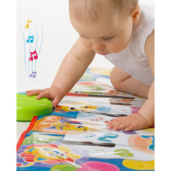 Playgro Baby Toy Jumbo Jungle Musical Piano Mat, BPA Free, Multicolour