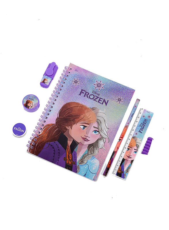 

Disney 7-Piece Frozen Leading Together Stationery Set, Multicolour