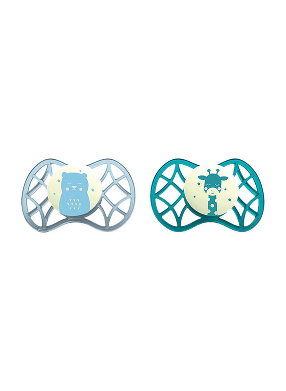 

Nuvita Air 55 Symmetric Glow In The Dark Soother Blue/Green